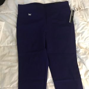 Allfani Purple Capri Pants